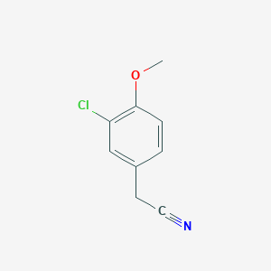 molecular formula C9H8ClNO B1621149 2-(3-Chloro-4-methoxyphenyl)acetonitrile CAS No. 7569-58-6