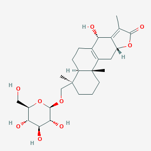 molecular formula C26H38O9 B162115 Phlogacanthoside A 