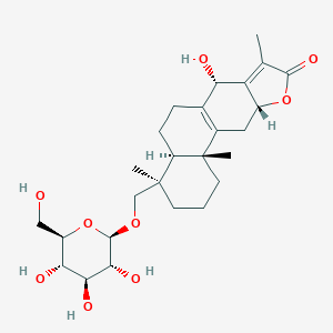 molecular formula C26H38O9 B162115 Phlogacanathoside A CAS No. 830347-18-7