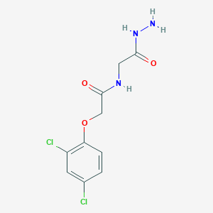 molecular formula C10H11Cl2N3O3 B1621156 2-(2,4-dichlorophenoxy)-N-(2-hydrazinyl-2-oxoethyl)acetamide CAS No. 2381-76-2