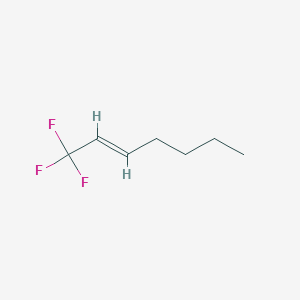 molecular formula C7H11F3 B1621160 1,1,1-Trifluorohept-2-ene CAS No. 66716-12-9