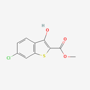 molecular formula C10H7ClO3S B1621172 Methyl 6-chloro-3-hydroxybenzo[b]thiophene-2-carboxylate CAS No. 33851-22-8