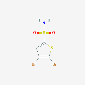molecular formula C4H3Br2NO2S2 B1621177 4,5-Dibromothiophene-2-sulfonamide CAS No. 77893-69-7
