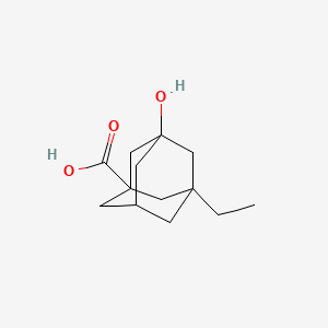 molecular formula C13H20O3 B1621183 3-乙基-5-羟基金刚烷-1-羧酸 CAS No. 466683-24-9