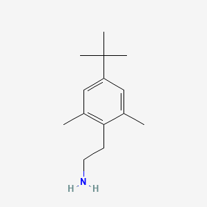 molecular formula C14H24N+ B1621226 2-(2,6-Dimethyl-4-tert-butyl-phenyl)ethylazanium CAS No. 93720-89-9