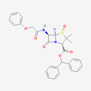 Benzhydryl penicillin V sulfoxide, (R)-