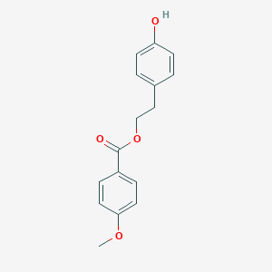 molecular formula C16H16O4 B162124 p-Hydroxyphenethyl anisate CAS No. 87932-34-1
