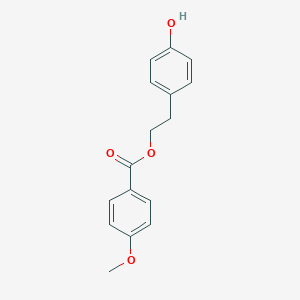 molecular formula C16H16O4 B162124 2-(4-羟基苯基)乙基 4-甲氧基苯甲酸酯 CAS No. 87932-34-1