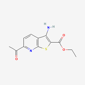 Ethyl 6-acetyl-3-aminothieno[2,3-b]pyridine-2-carboxylate