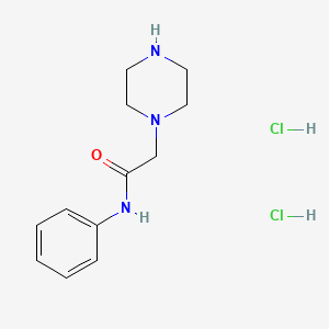 B1621251 Piperazine acetic acid anilide dihydrochloride CAS No. 827614-60-8