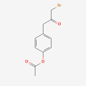1-[4-(Acetyloxy)phenyl]-3-bromo-2-propanone