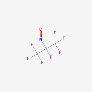molecular formula C3F7NO B1621276 Heptafluoro-2-nitrosopropane CAS No. 422-98-0