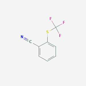 molecular formula C8H4F3NS B1621286 2-(Trifluoromethylthio)benzonitrile CAS No. 37526-65-1