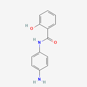 molecular formula C13H12N2O2 B1621294 N-(4-aminophenyl)-2-hydroxybenzamide CAS No. 3679-65-0