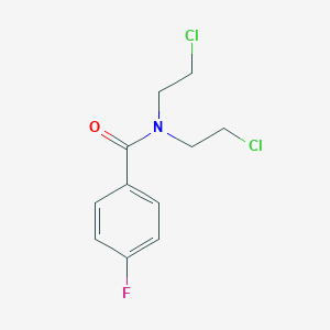 molecular formula C11H12Cl2FNO B162130 n,n-Bis(2-chloroethyl)-4-fluorobenzamide CAS No. 1736-40-9