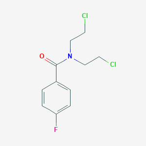 n,n-Bis(2-chloroethyl)-4-fluorobenzamide