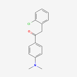 2-(2-Chlorophenyl)-1-[4-(dimethylamino)phenyl]-1-ethanone