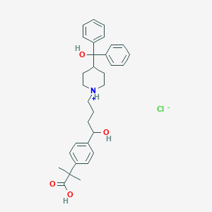 molecular formula C32H40ClNO4 B162134 Fexofenadine hydrochloride CAS No. 138452-21-8