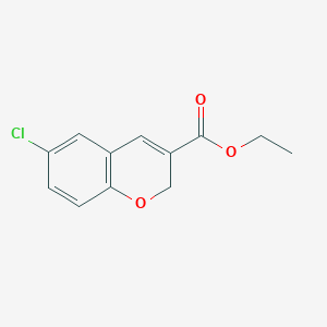 molecular formula C12H11ClO3 B1621344 ethyl 6-chloro-2H-chromene-3-carboxylate CAS No. 66670-54-0