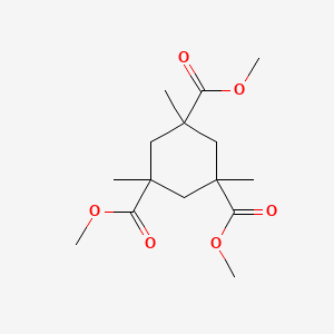 molecular formula C15H24O6 B1621346 Trimethyl 1,3,5-trimethyl-1,3,5-cyclohexanetricarboxylate CAS No. 79410-21-2