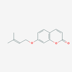 molecular formula C14H14O3 B162135 7-Prenyloxycoumarin CAS No. 10387-50-5