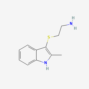 2-(2-Methyl-1H-indol-3-ylsulfanyl)-ethylamine