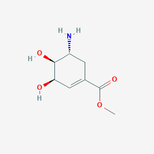 methyl (3R,4S,5R)-5-amino-3,4-dihydroxycyclohexene-1-carboxylate