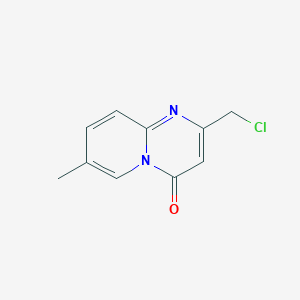 molecular formula C10H9ClN2O B1621364 2-(Chloromethyl)-7-methyl-4H-pyrido[1,2-a]pyrimidin-4-one CAS No. 87591-79-5