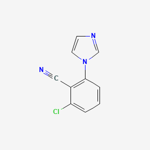2-Chloro-6-(1H-imidazol-1-YL)benzonitrile