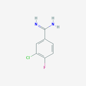 3-Chloro-4-fluorobenzimidamide