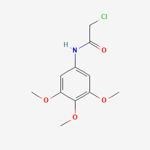 molecular formula C11H14ClNO4 B1621371 2-chloro-N-(3,4,5-trimethoxyphenyl)acetamide CAS No. 39901-45-6