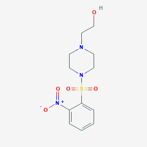 2-(4-((2-Nitrophenyl)sulfonyl)piperazin-1-yl)ethanol