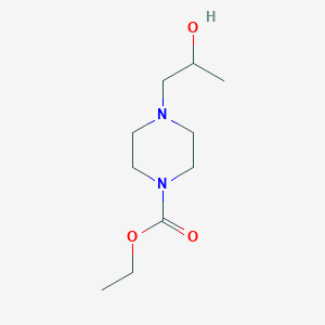molecular formula C10H20N2O3 B1621393 Ethyl 4-(2-hydroxypropyl)piperazine-1-carboxylate CAS No. 99849-94-2