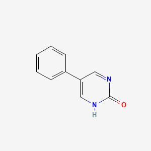 molecular formula C10H8N2O B1621405 5-Phenylpyrimidin-2(1H)-one CAS No. 56863-46-8