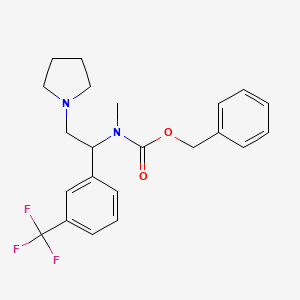 Benzyl methyl(2-(pyrrolidin-1-yl)-1-(3-(trifluoromethyl)phenyl)ethyl)carbamate