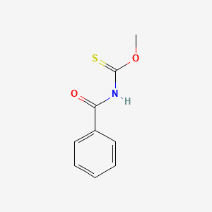 Benzoylthio-O-methyl ester carbamic acid