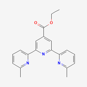 Ethyl 2,6-bis(6-methylpyridin-2-yl)pyridine-4-carboxylate