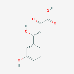4-Hydroxy-4-(3-hydroxyphenyl)-2-oxobut-3-enoic acid