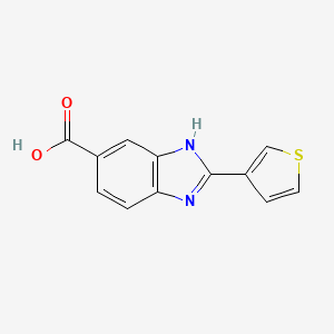 2-thiophen-3-yl-3H-benzoimidazole-5-carboxylic Acid