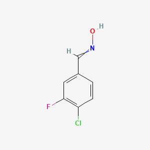 N-[(4-chloro-3-fluorophenyl)methylidene]hydroxylamine