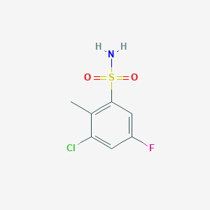 molecular formula C7H7ClFNO2S B1621436 3-Chloro-5-fluoro-2-methylbenzenesulfonamide CAS No. 306937-31-5