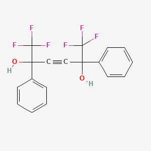 1,4-Bis(trifluoromethyl)-1,4-diphenyl-2-butyn-1,4-diol
