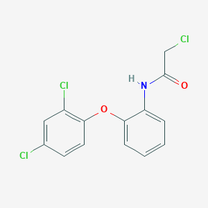 2-chloro-N-[2-(2,4-dichlorophenoxy)phenyl]acetamide