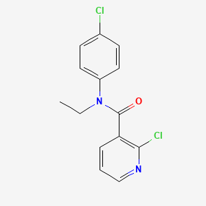 N3-(4-chlorophenyl)-N3-ethyl-2-chloronicotinamide