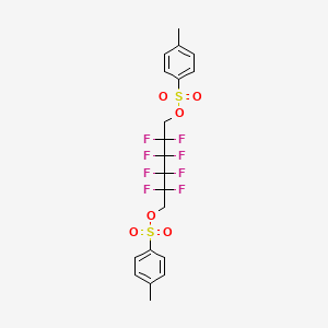 [2,2,3,3,4,4,5,5-Octafluoro-6-(4-methylphenyl)sulfonyloxyhexyl] 4-methylbenzenesulfonate