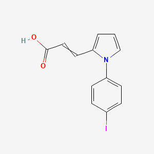 3-[1-(4-iodophenyl)pyrrol-2-yl]prop-2-enoic Acid