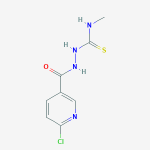N1-methyl-2-[(6-chloro-3-pyridyl)carbonyl]hydrazine-1-carbothioamide