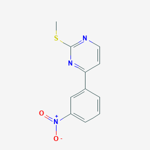 2-(Methylthio)-4-(3-nitrophenyl)pyrimidine