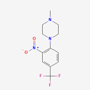 1-Methyl-4-[2-nitro-4-(trifluoromethyl)phenyl]piperazine