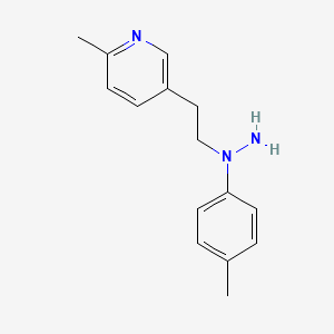 1-(4-Methylphenyl)-1-[2-(6-methylpyridin-3-yl)ethyl]hydrazine